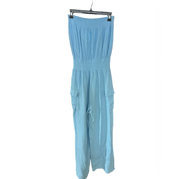 JOLIE& JOY light blue Jumpsuit size Medium NWT - Picture 1 of 6